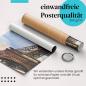 Preview: Gerolltes Poster "Eiffelturm Details". Pariser Charme, sicher verpackt.