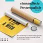 Preview: "Ziel & Plan": Gerolltes Poster, Spruch. Preview: "Ziel & Plan": Gerolltes Poster, Spruch.