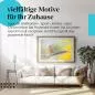 Preview: Gerahmtes Bild "Eisvogel". Vogel, Ast, blaue Federn, gelbe Blumen. Preview: Gerahmtes Bild "Eisvogel". Vogel, Ast, blaue Federn, gelbe Blumen.