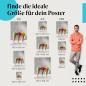 Preview: Sommerlicher Genuss: Eisposter "Drei Eiswaffeln" - Ein erfrischender Blickfang