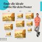Preview: Finde die ideale Postergröße: El Matador Beach, goldener Sand, Wellen, Felsen.