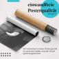 Preview: "Elefantenportrait": Gerolltes Poster - Schwarz-Weiß.