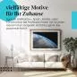 Preview: Stylisches Leinwandbild: Blauer Planet - Die Erde aus der Ferne. Wanddeko für alle, die die Schönheit des Weltraums lieben. Preview: Stylisches Leinwandbild: Blauer Planet - Die Erde aus der Ferne. Wanddeko für alle, die die Schönheit des Weltraums lieben.