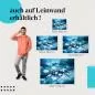 Preview: Feder: Leinwandbild. Makro, Wassertropfen. Preview: Feder: Leinwandbild. Makro, Wassertropfen.
