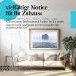 Preview: Leinwandbild "Felsen & Nebel": Meer, Langzeitbelichtung - mystisch & verträumt.