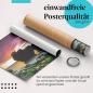 Preview: Gerolltes Poster "Felsen im Meer", Sonnenuntergang.