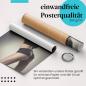 Preview: Gerolltes Poster "Kraft & Fitness". Sportliche Motivation, sicher verpackt.