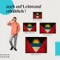 Preview: "Antigua & Barbuda Flagge" Leinwand - Vintage. Verschiedene Größen, setze stilvolle Akzente! Preview: "Antigua & Barbuda Flagge" Leinwand - Vintage. Verschiedene Größen, setze stilvolle Akzente!