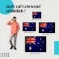 Preview: "Australien Flagge" Leinwand im Vintage-Stil. Finde die ideale Größe für dein Zuhause und setze stilvolle Akzente mit Kunst! Preview: "Australien Flagge" Leinwand im Vintage-Stil. Finde die ideale Größe für dein Zuhause und setze stilvolle Akzente mit Kunst!