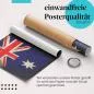 Preview: "Australien Flagge": Gerolltes Poster - Vintage, Grunge. Preview: "Australien Flagge": Gerolltes Poster - Vintage, Grunge.