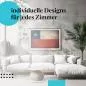 Preview: Schlafzimmer Deko: Minimalistisches Zimmer mit "Chile Flagge" Poster. Wanddeko im Used-Look. Preview: Schlafzimmer Deko: Minimalistisches Zimmer mit "Chile Flagge" Poster. Wanddeko im Used-Look.