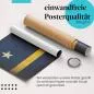 Preview: "Curaçao Flagge": Gerolltes Poster - Vintage, Sterne. Preview: "Curaçao Flagge": Gerolltes Poster - Vintage, Sterne.