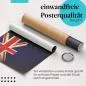 Preview: "Falklandinseln Flagge": Gerolltes Poster, Vintage. Preview: "Falklandinseln Flagge": Gerolltes Poster, Vintage.