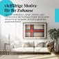 Preview: Stylisches Leinwandbild: Vintage Flagge der Färöer Inseln. Wanddeko für Färöer Inseln-Fans. Preview: Stylisches Leinwandbild: Vintage Flagge der Färöer Inseln. Wanddeko für Färöer Inseln-Fans.