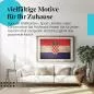 Preview: Leinwandbild "Kroatische Grunge Flagge im Vintage-Stil". Wanddeko für Kroatien-Fans. Preview: Leinwandbild "Kroatische Grunge Flagge im Vintage-Stil". Wanddeko für Kroatien-Fans.