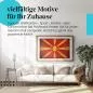 Preview: Leinwandbild "Mazedonische Vintage Flagge im Retro-Design". Wanddeko für Mazedonien-Fans. Preview: Leinwandbild "Mazedonische Vintage Flagge im Retro-Design". Wanddeko für Mazedonien-Fans.