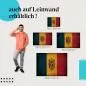 Preview: "Moldawien Flagge" Leinwandbild im Rustikalen Stil. Ideale Größe für dein Zuhause, setze stilvolle Akzente mit Kunst! Preview: "Moldawien Flagge" Leinwandbild im Rustikalen Stil. Ideale Größe für dein Zuhause, setze stilvolle Akzente mit Kunst!