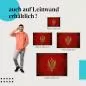 Preview: "Montenegro Flagge" Leinwand. Finde die ideale Größe & setze Akzente! Preview: "Montenegro Flagge" Leinwand. Finde die ideale Größe & setze Akzente!