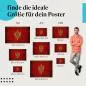 Preview: Montenegro Flagge Poster: Verschiedene Größen für deine Wand! Preview: Montenegro Flagge Poster: Verschiedene Größen für deine Wand!