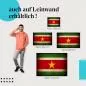 Preview: "Suriname Flagge" Leinwand - Vintage. Ideale Größe für dein Zuhause - setze Akzente mit Kunst! Preview: "Suriname Flagge" Leinwand - Vintage. Ideale Größe für dein Zuhause - setze Akzente mit Kunst!