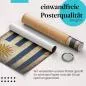 Preview: Gerolltes Poster "Uruguay Flagge", Sonne, Vintage. Preview: Gerolltes Poster "Uruguay Flagge", Sonne, Vintage.