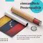 Preview: "Venezuela Flagge": Gerolltes Poster - Sterne, Vintage. Preview: "Venezuela Flagge": Gerolltes Poster - Sterne, Vintage.