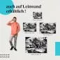 Preview: Detaillierte Schwarzweißaufnahme eines historischen Flugzeugmotors als Leinwandbild - für Technik-Begeisterte. Preview: Detaillierte Schwarzweißaufnahme eines historischen Flugzeugmotors als Leinwandbild - für Technik-Begeisterte.