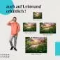 Preview: Flusslandschaft: Leinwandbild. Sonnenuntergang, violett & orange, magische Stimmung. Preview: Flusslandschaft: Leinwandbild. Sonnenuntergang, violett & orange, magische Stimmung.