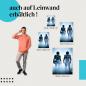 Preview: "Footballspieler im Nebel" Leinwandbild. Finde die ideale Größe für dein Zuhause & setze Akzente mit Kunst!