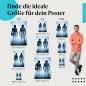 Preview: Footballspieler im Nebel Poster: Stimmungsvolles Sportposter!
