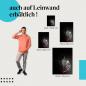 Preview: "Football im Fokus" Leinwandbild: Die Energie des Spiels für deine Wand