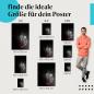 Preview: Action und Spannung: Football Poster "Football im Fokus" mit Spieler und Ball