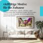 Preview: Leinwandbild Französisches Dorf: Idyllische Gasse mit alten Steinhäusern.