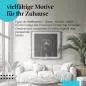 Preview: Leinwandbild "Frau": Porträt, Federschmuck - ausdrucksstark & mystisch! Preview: Leinwandbild "Frau": Porträt, Federschmuck - ausdrucksstark & mystisch!