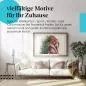 Preview: Leinwandbild "Frau & Wald": Federschmuck, Doppelbelichtung - Verbundenheit mit der Natur. Preview: Leinwandbild "Frau & Wald": Federschmuck, Doppelbelichtung - Verbundenheit mit der Natur.