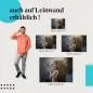 Preview: Frau, Leinwandbild: Federschmuck, Wolken, Stärke, Anmut. Preview: Frau, Leinwandbild: Federschmuck, Wolken, Stärke, Anmut.