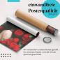 Preview: Gerolltes Poster "Frau & Rosen" - Schönheit & Sinnlichkeit, sicher verpackt.