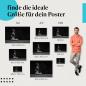 Preview: Yoga, Poster: Frau, schwarz-weiß, Ruhe, Konzentration.