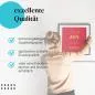 Preview: Gerahmtes Bild "Freude im Alltag". Inspirierende Botschaft, roter Hintergrund. Preview: Gerahmtes Bild "Freude im Alltag". Inspirierende Botschaft, roter Hintergrund.