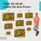 Preview: Wähle die ideale Postergröße: Grüne Hügel mit Bauernhöfen, blühende Bäume, Abendsonne. Preview: Wähle die ideale Postergröße: Grüne Hügel mit Bauernhöfen, blühende Bäume, Abendsonne.