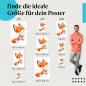 Preview: Fuchs & Maus, Poster: Kuschelnd, Freundschaft.