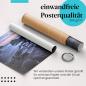 Preview: Gerolltes Poster "Giant's Causeway". Irische Küste, sicher verpackt.