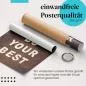 Preview: Gerolltes Poster "Motivation". "Do your best" - Motivations-Spruch, sicher verpackt. Preview: Gerolltes Poster "Motivation". "Do your best" - Motivations-Spruch, sicher verpackt.