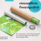 Preview: "Glasflügelfalter": Gerolltes Poster - Blüte, exotisch.