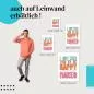 Preview: Leinwandbild "Glück und mehr": Spaß & Lebensfreude für dein Zuhause Preview: Leinwandbild "Glück und mehr": Spaß & Lebensfreude für dein Zuhause