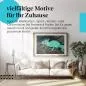 Preview: Leinwandbild "Basilisk": Grün, roter Punkt, Ast - ein exotischer Hingucker! Preview: Leinwandbild "Basilisk": Grün, roter Punkt, Ast - ein exotischer Hingucker!