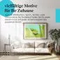 Preview: Leinwandbild "Baumpython": Schimmernde Schuppen, durchdringender Blick - faszinierend. Preview: Leinwandbild "Baumpython": Schimmernde Schuppen, durchdringender Blick - faszinierend.