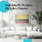 Preview: Schlafzimmer Deko: Modernes Zimmer mit "Kolumbien Flagge" Poster im Vintage-Stil. Wanddeko für Südamerika-Fans. Preview: Schlafzimmer Deko: Modernes Zimmer mit "Kolumbien Flagge" Poster im Vintage-Stil. Wanddeko für Südamerika-Fans.