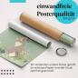 Preview: Gerolltes Poster "Hase im Gras" - Niedliches Tier, sicher verpackt.