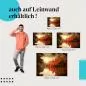 Preview: Herbstlicher Fluss: Leinwandbild. Bunte Blätter, warmes Sonnenlicht, wähle deine Größe. Preview: Herbstlicher Fluss: Leinwandbild. Bunte Blätter, warmes Sonnenlicht, wähle deine Größe.